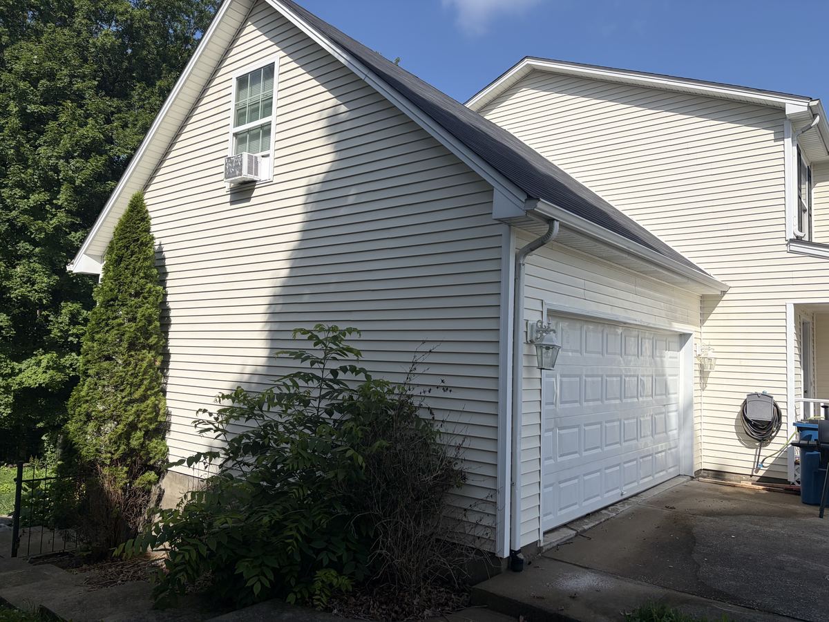 After — restored surface after pressure washing