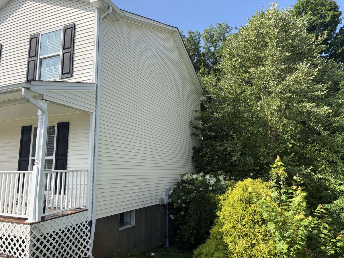 After — completed pressure washing job in Kentucky